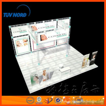 design &amp; customize wiederverwendbare Shanghai 6x6 Aluminium Messestand Stand / Flexible Stand